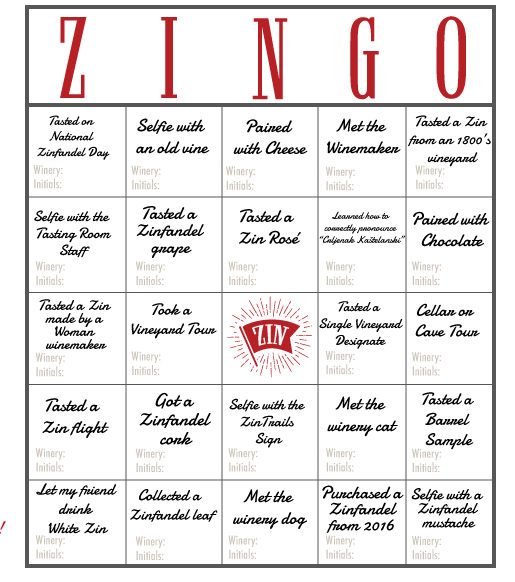 A Celebration of National Zinfandel Day ZAP